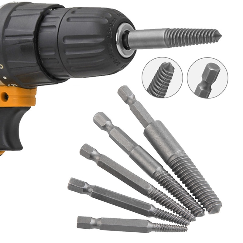 Power Tools Jack - 5pc Hexagonal Shank Broken Head Screw
