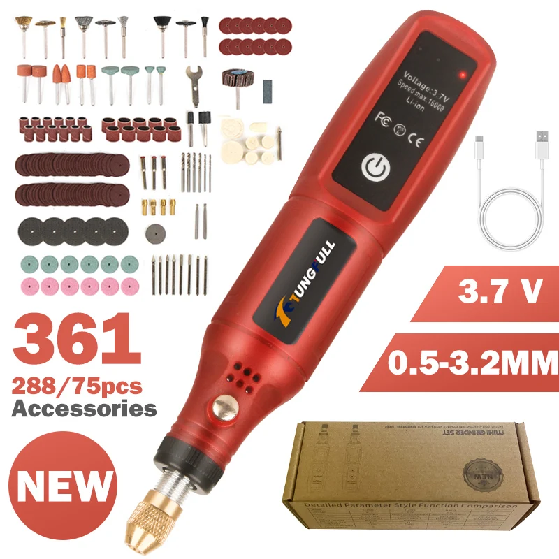 Power Tools Aeg - USB Rechargeable Cordless Engraving Pen Wireless