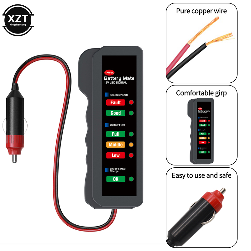 Power Tools China - Car Battery Tester 6 LED Display