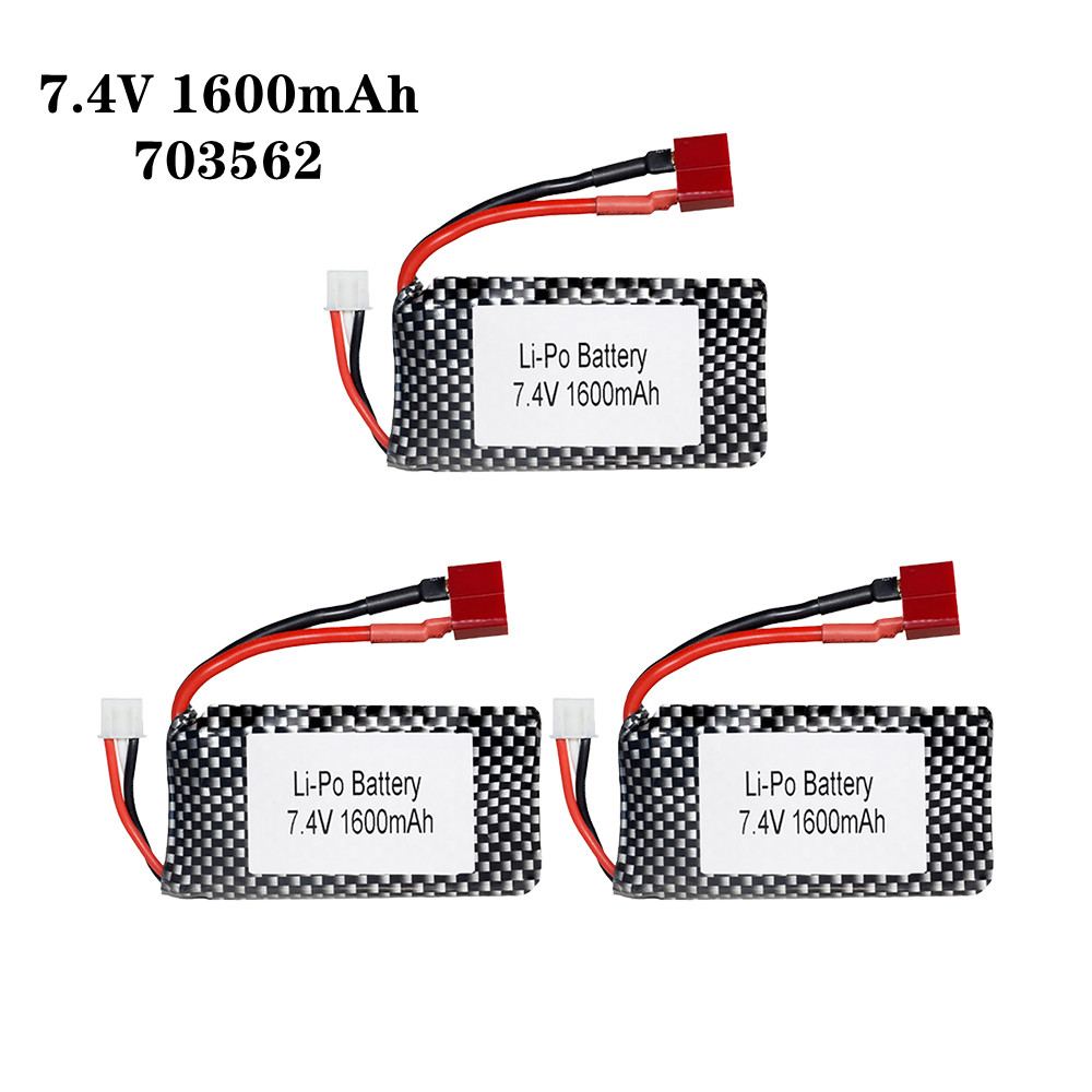 Impact Driver Cordless - 1/2/3pcs/Lot 7.4v 1600mah 703562 25C Lipo
