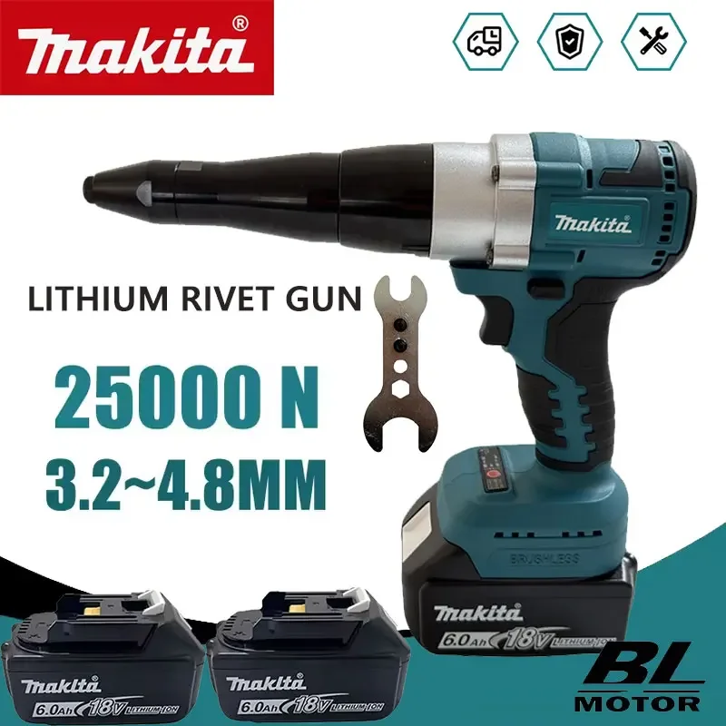 Power Tools Aeg - Makita 25000N Brushless Electric Rivet Gun