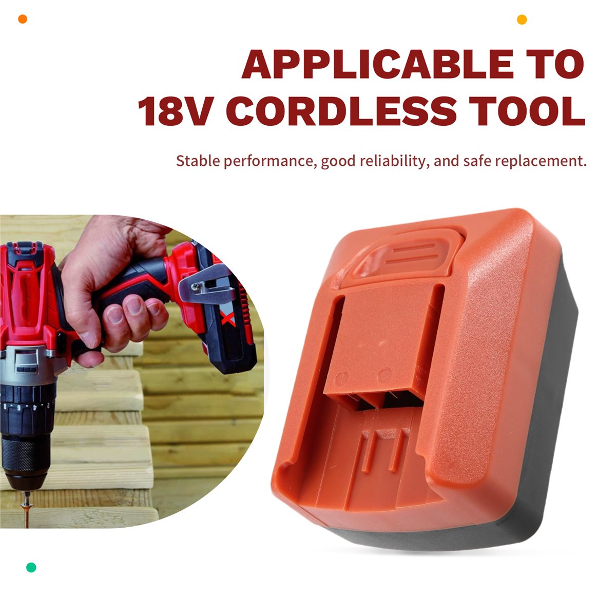 DT81 Upgraded Battery Adapter  - огляд і ціна Power Tools Einhell