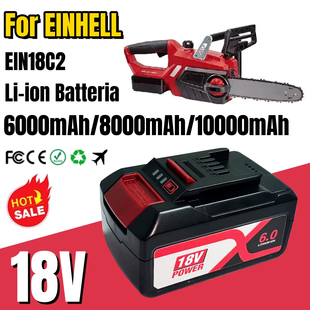 For EINHELL TE18 18V 8Ah 6Ah L - огляд і ціна Power Tools Einhell