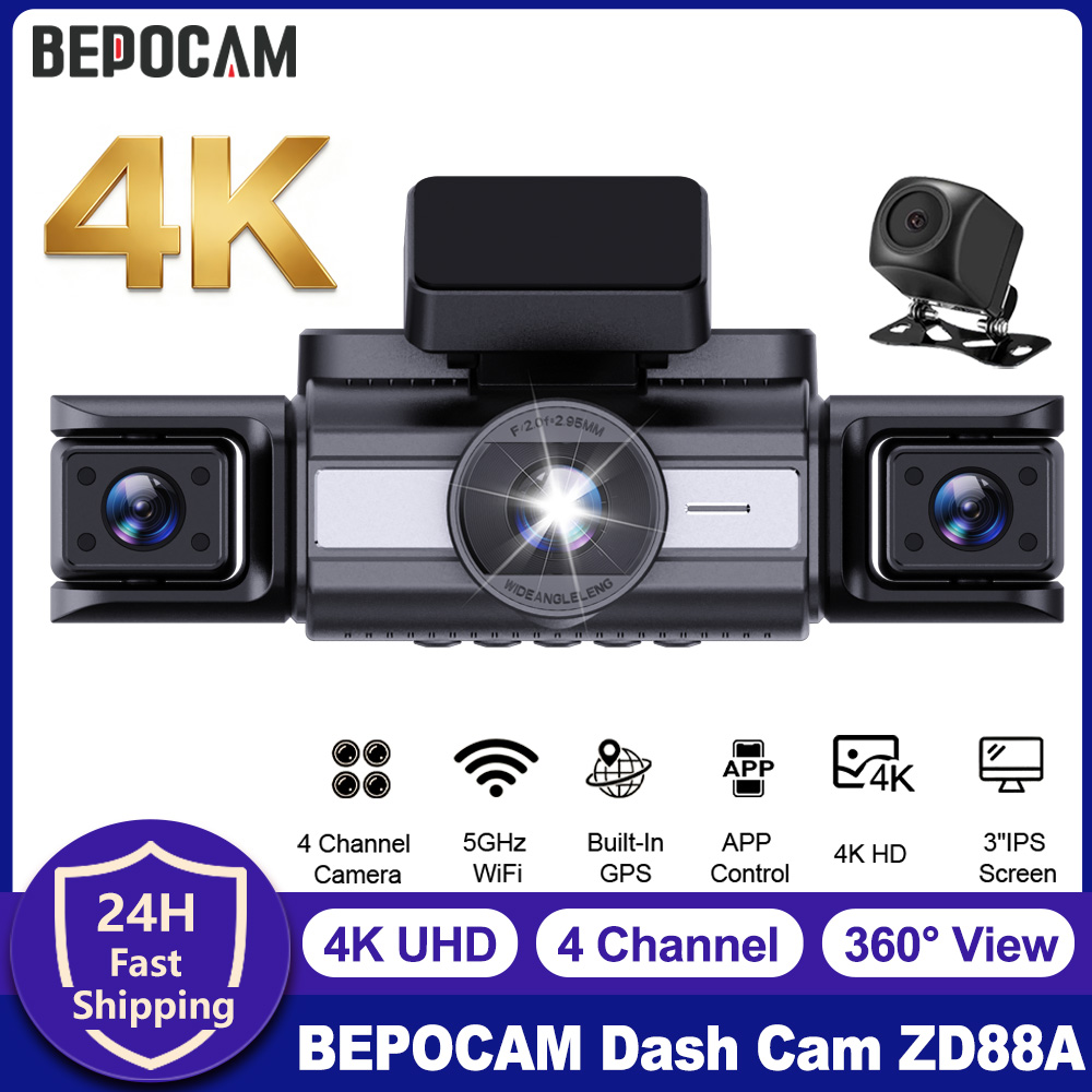 BEPOCAM 4 Channel Dash Cam 4K  - огляд і ціна Power Tools China