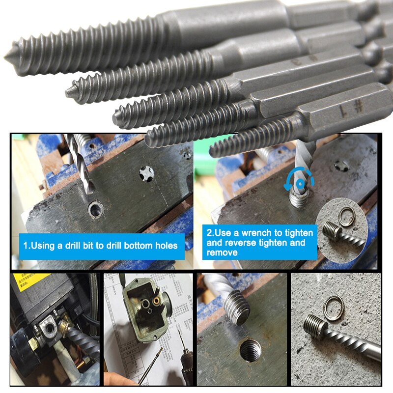 5pc Hexagonal Shank Broken Hea - огляд і ціна Power Tools Jack