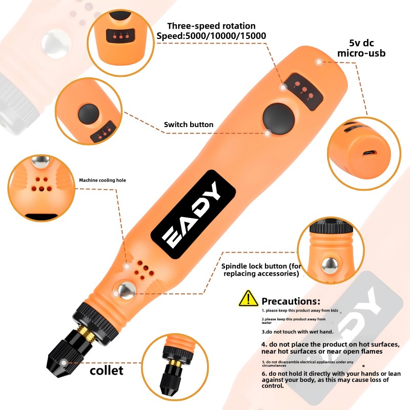 USB Cordless Rotary Tool Kit – - огляд і ціна Power Tools Aeg