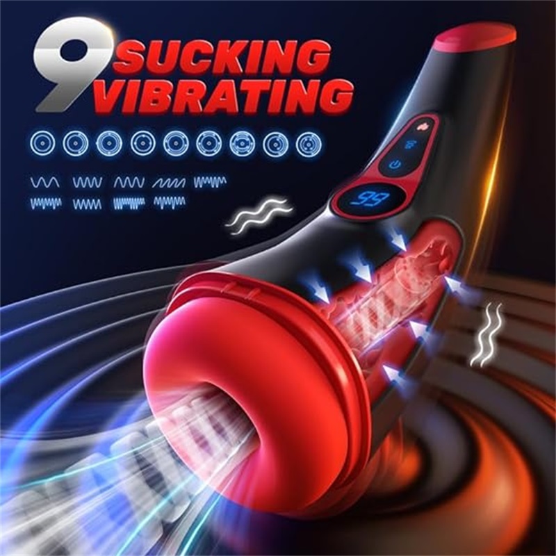 Automatic Sucking Heating Vibr - огляд і ціна Power Tools Universal Battery