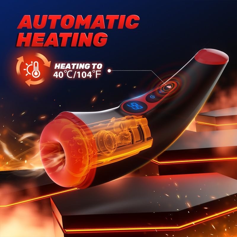 Automatic Sucking Heating Vibr - огляд і ціна Power Tools Universal Battery