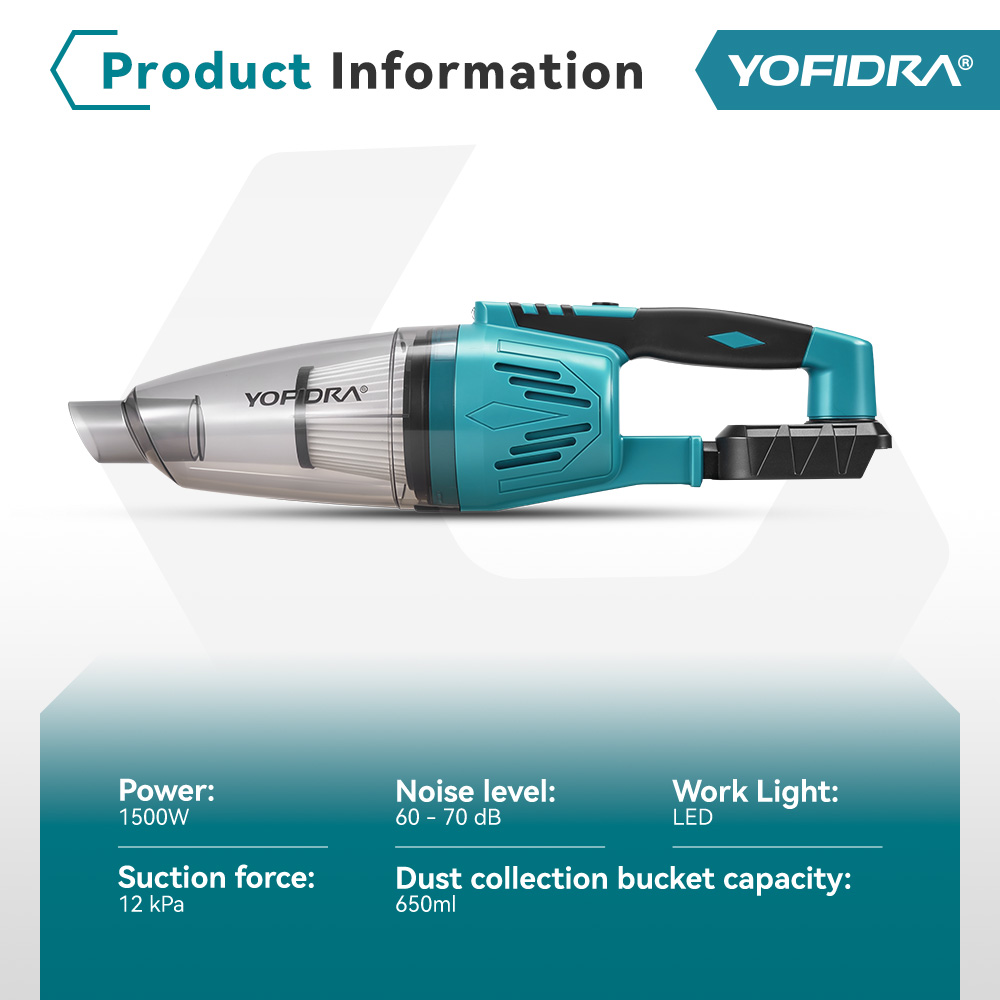 YOFIDRA 1500W 12KPA Electric V - огляд і ціна Power Tools Universal Battery