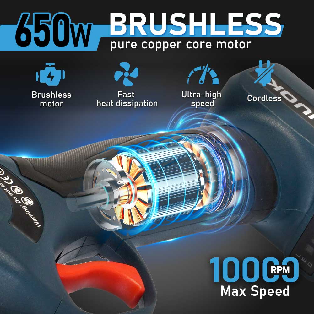 SNUOK 12V Brushless Electric P - огляд і ціна Power Tools Universal Battery