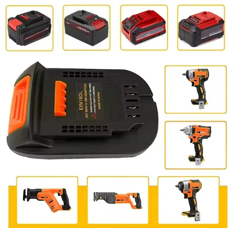 Tool Battery Adapter for Dewal - огляд і ціна Power Tools Einhell