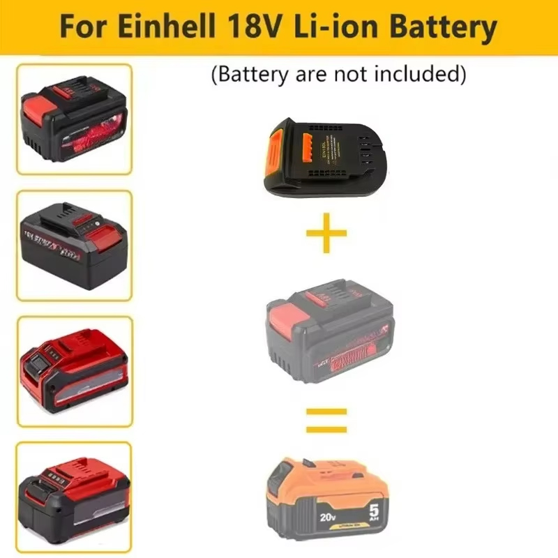 Tool Battery Adapter for Dewal - огляд і ціна Power Tools Einhell