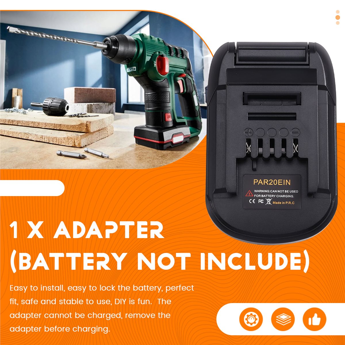 AA19 Battery Adapter for Parks - огляд і ціна Power Tools Einhell