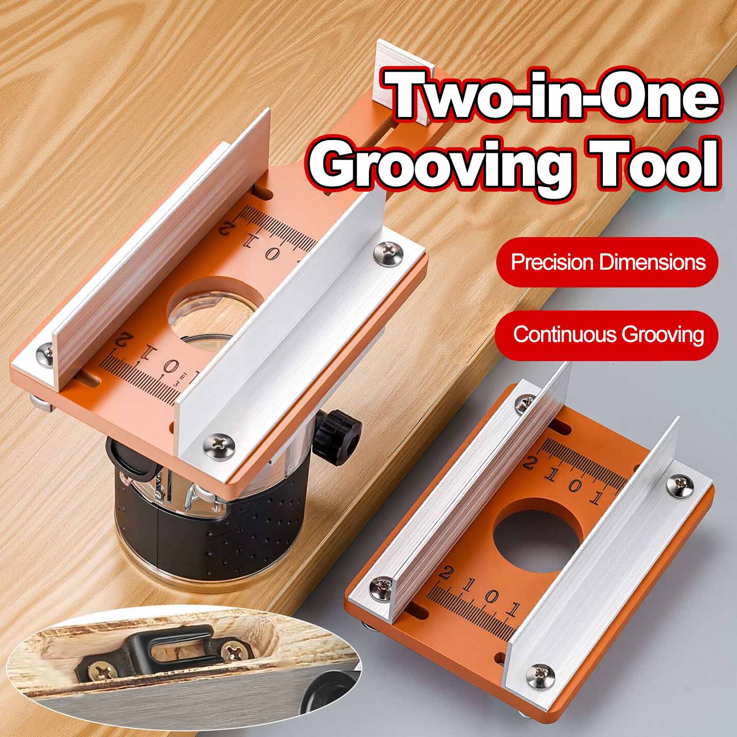 Wood Router Slotting Locator A - огляд і ціна Router Trim Base