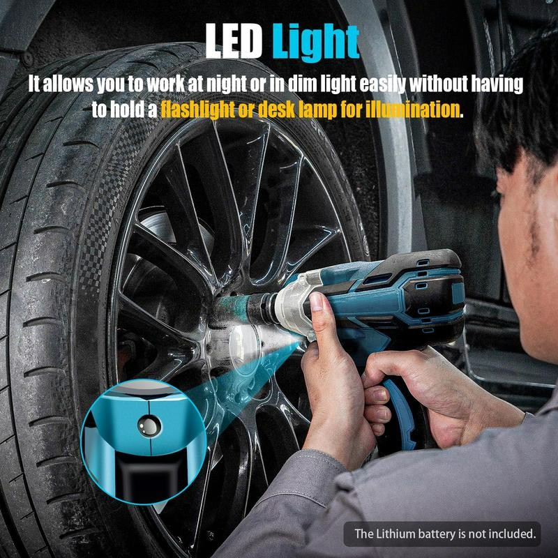 Cordless Impact Wrench Set, El - огляд і ціна Power Tools Universal Battery