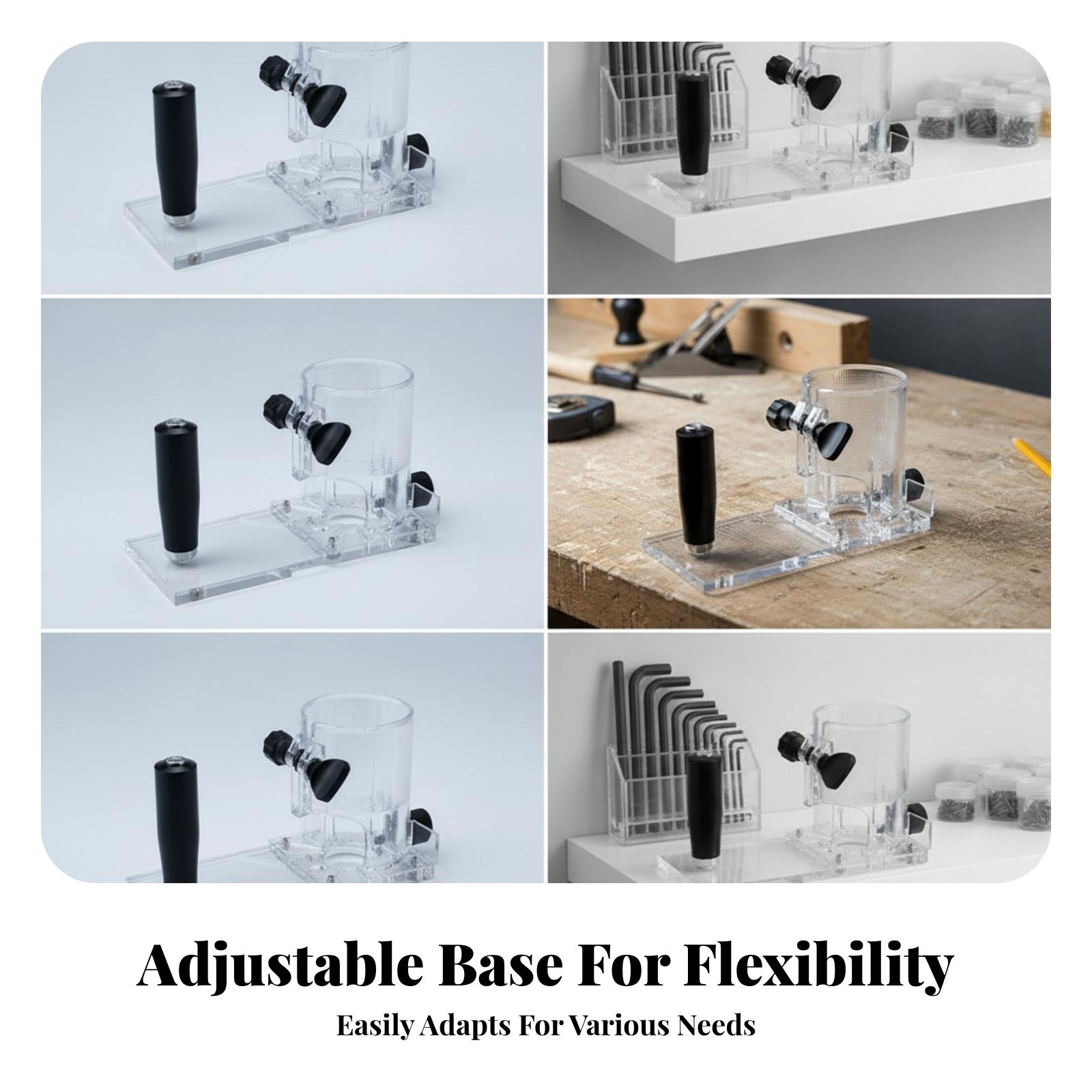 Clear Acrylic Router Base Plat - огляд і ціна Router Trim Base